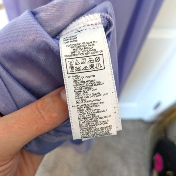 Forever 21 Lavender Chiffon Maxi Dress - Picture 5 of 8